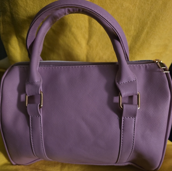 Floral Women's Bag with Pink and Blue Accents - Picture 2 of 3